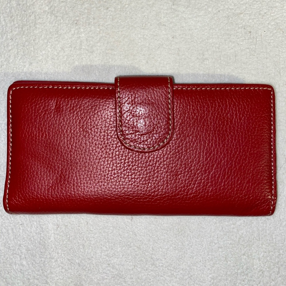 Red Genuine Leather wallet